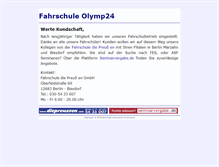 Tablet Screenshot of olymp24.de